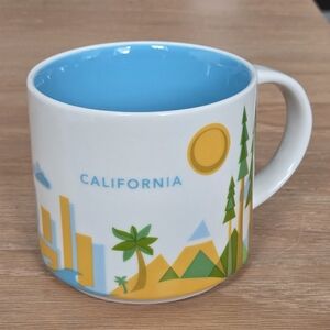 Starbucks Blue and White Tropical Mug